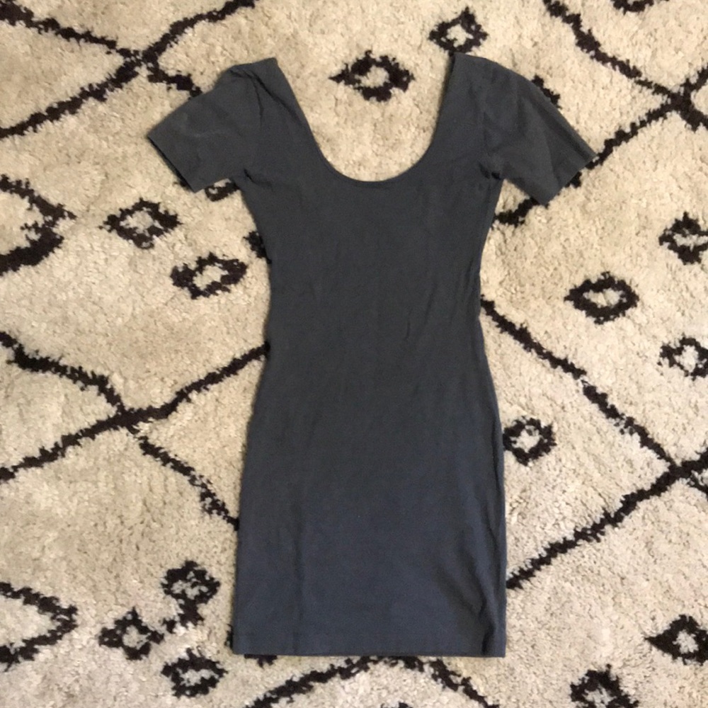 American Apparel grey bodycon dress Small